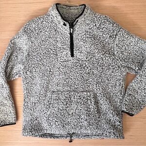 Victoria secret pink frosted sherpa quarter zip xl